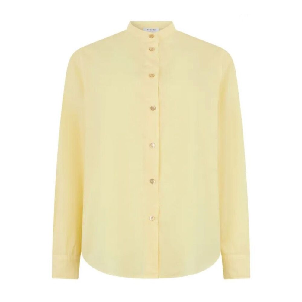 forte forte Button Up Shirt in Yellow Size 3